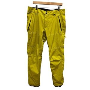 686 Fastlight Stretch Snowboard Pants Gor Tex KCR946B Mens Sz Large Yellow